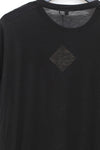 BASERANGE Classic Bamboo Fiber and Cotton Slim Fit T-Shirt Series Collection Round Neck Bottoming Shirt France BAS-TOCT-BL-000-BLACK